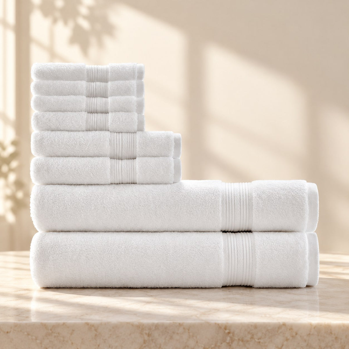 AI staging image for Mallowfern Ultrasoft Bath Bundle 8pc