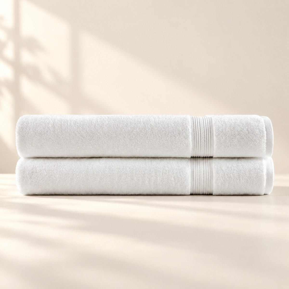 Ultrasoft Bath Sheets 2-Pack in Cloud White