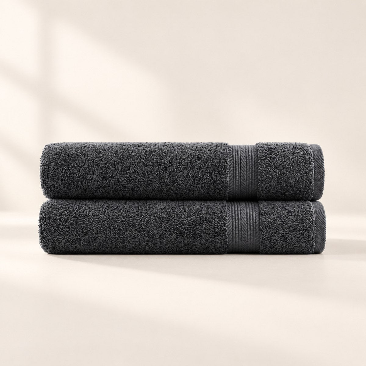 Ultrasoft Bath Towels 2-Pack in Charcoal