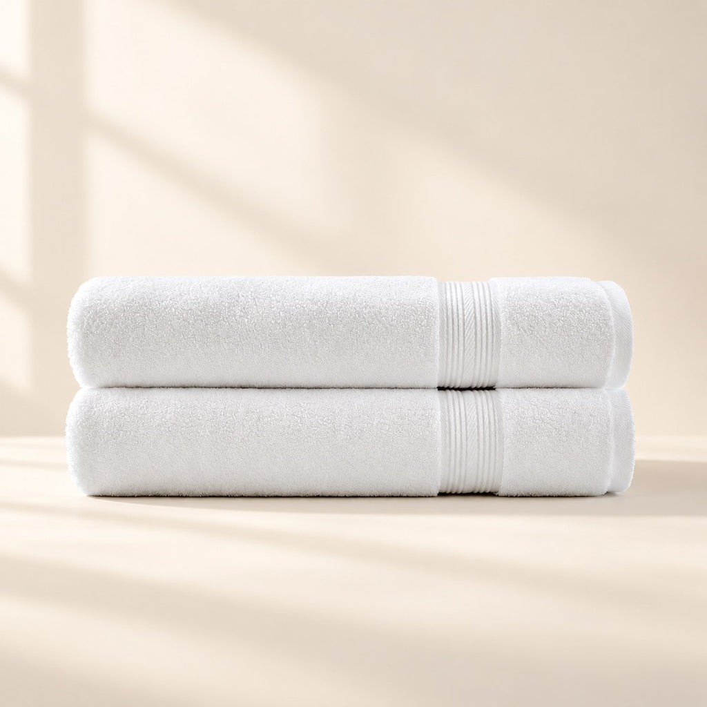 Ultrasoft Bath Towels 2-Pack in Cloud White