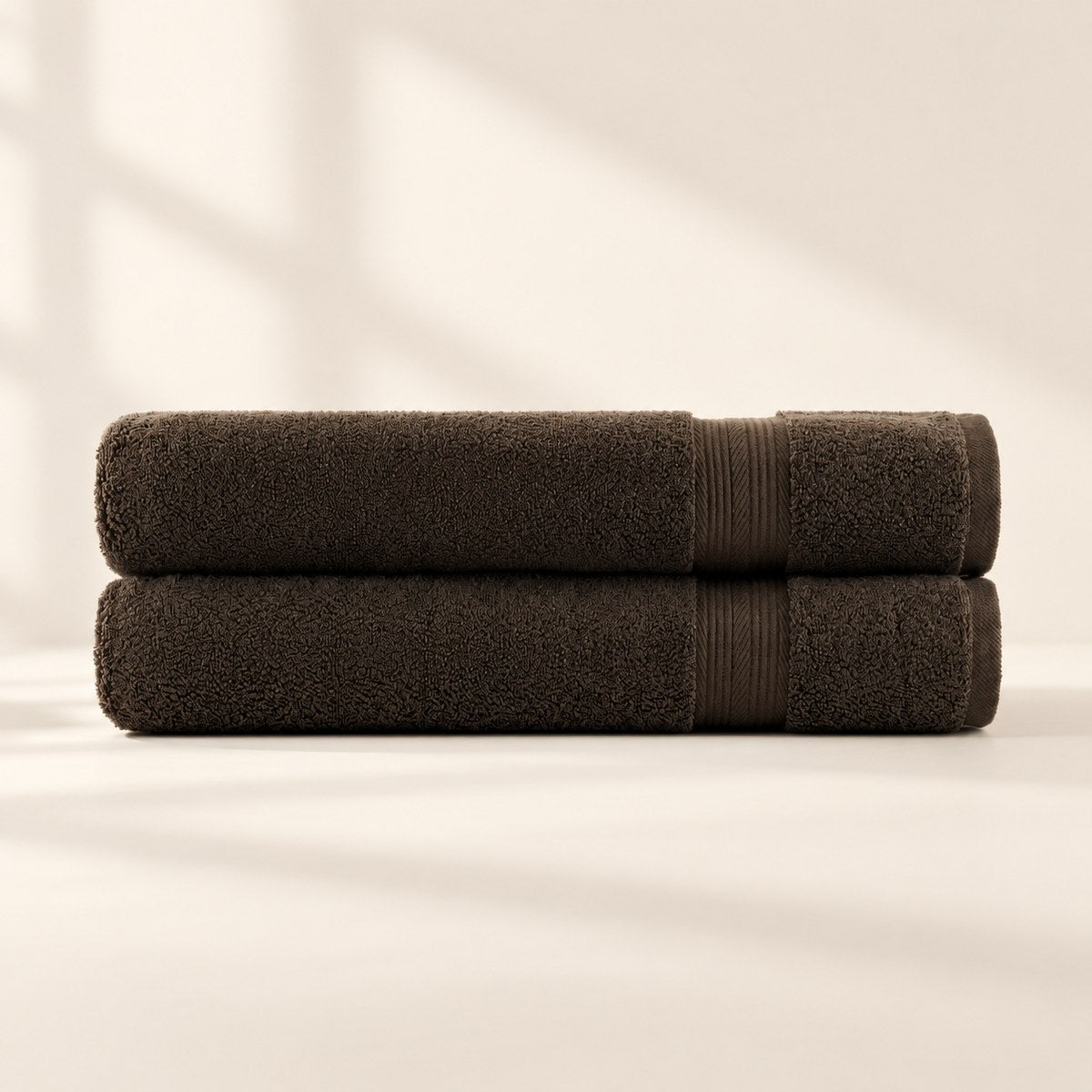 Ultrasoft Bath Towels 2-Pack in Espresso Brown