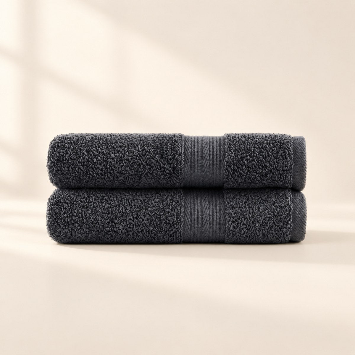 Ultrasoft Hand Towels 2-Pack in Charcoal
