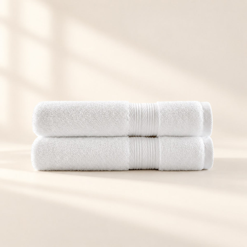 Ultrasoft Hand Towels 2-Pack in Cloud White