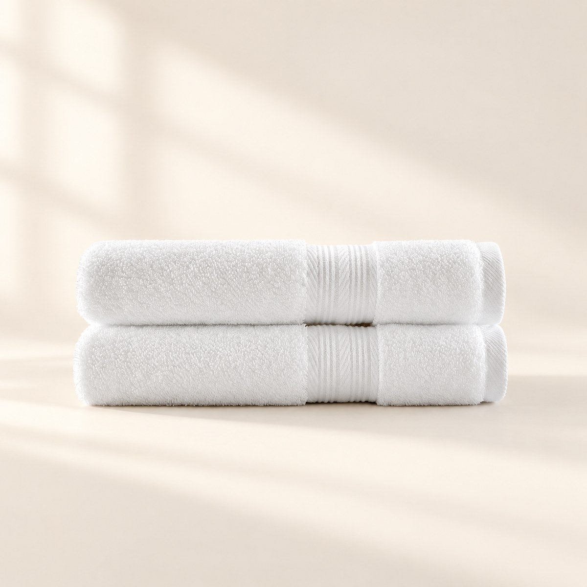 Ultrasoft Hand Towels 2-Pack in Cloud White