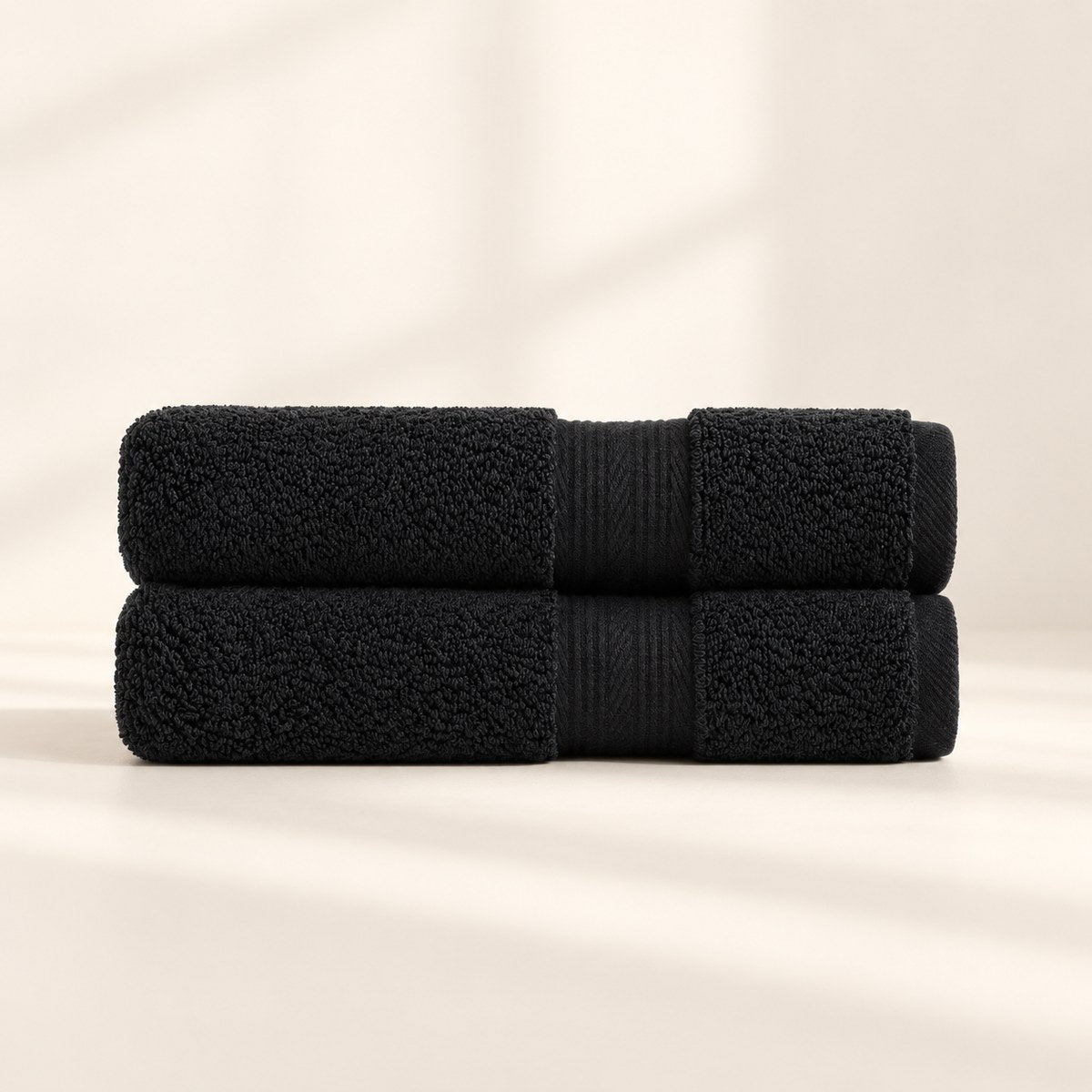 Ultrasoft Hand Towels 2-Pack in Midnight Black