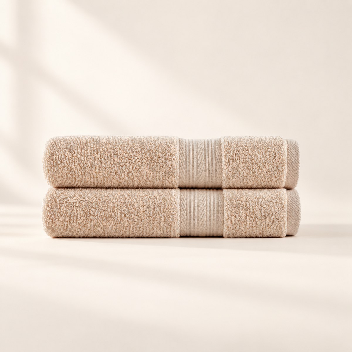 Ultrasoft Hand Towels 2-Pack in Sand