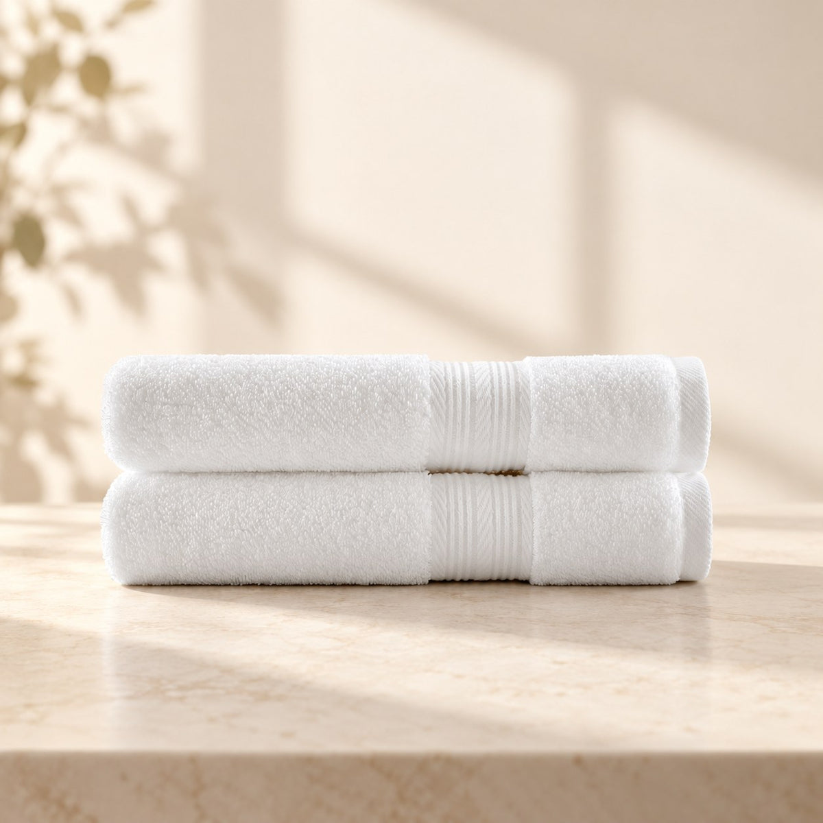 AI staging image for Mallowfern Ultrasoft Hand Towels 2-Pack