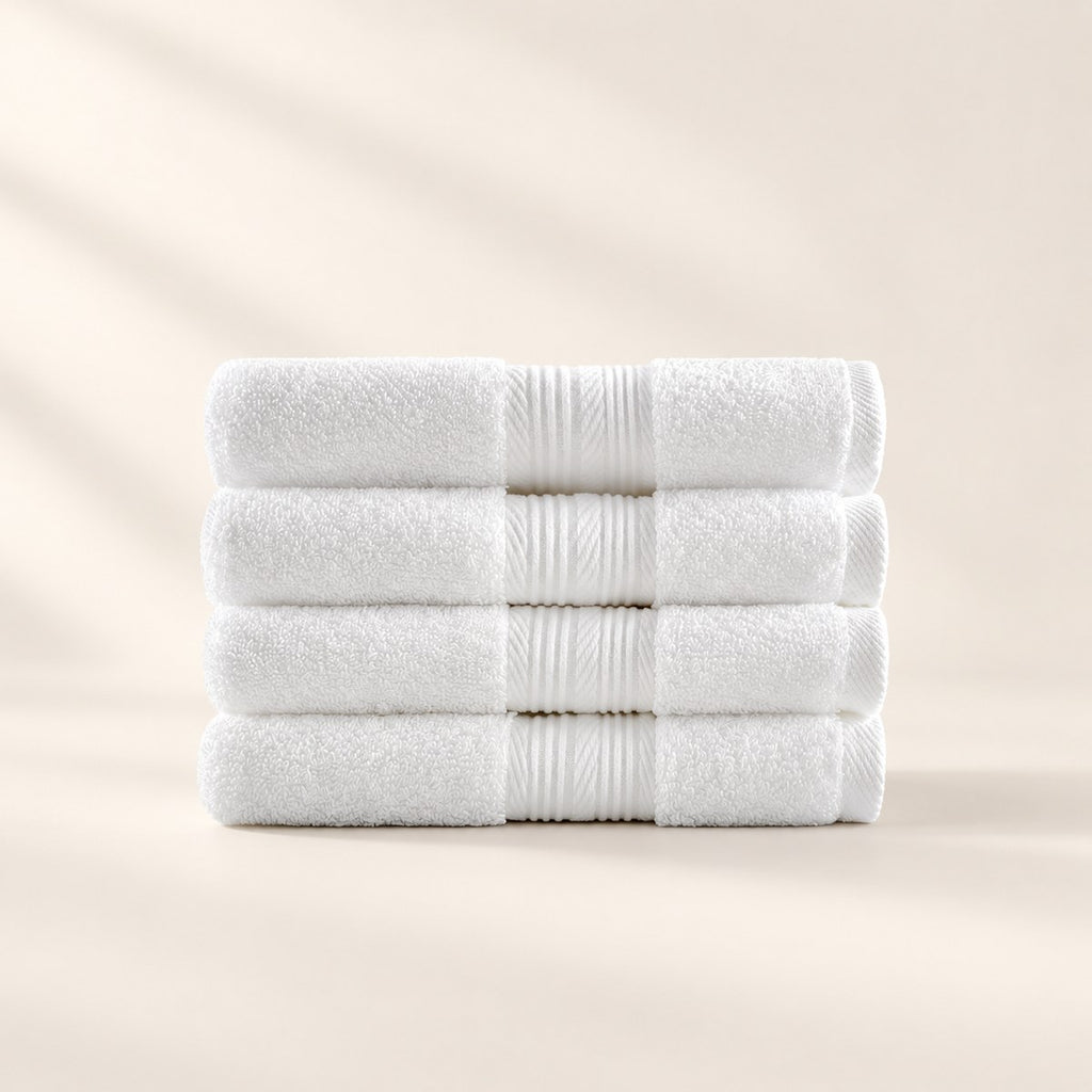 Ultrasoft Washcloths 4-Pack in Cloud White