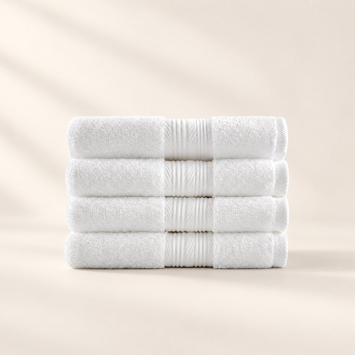 Ultrasoft Washcloths 4-Pack in Cloud White
