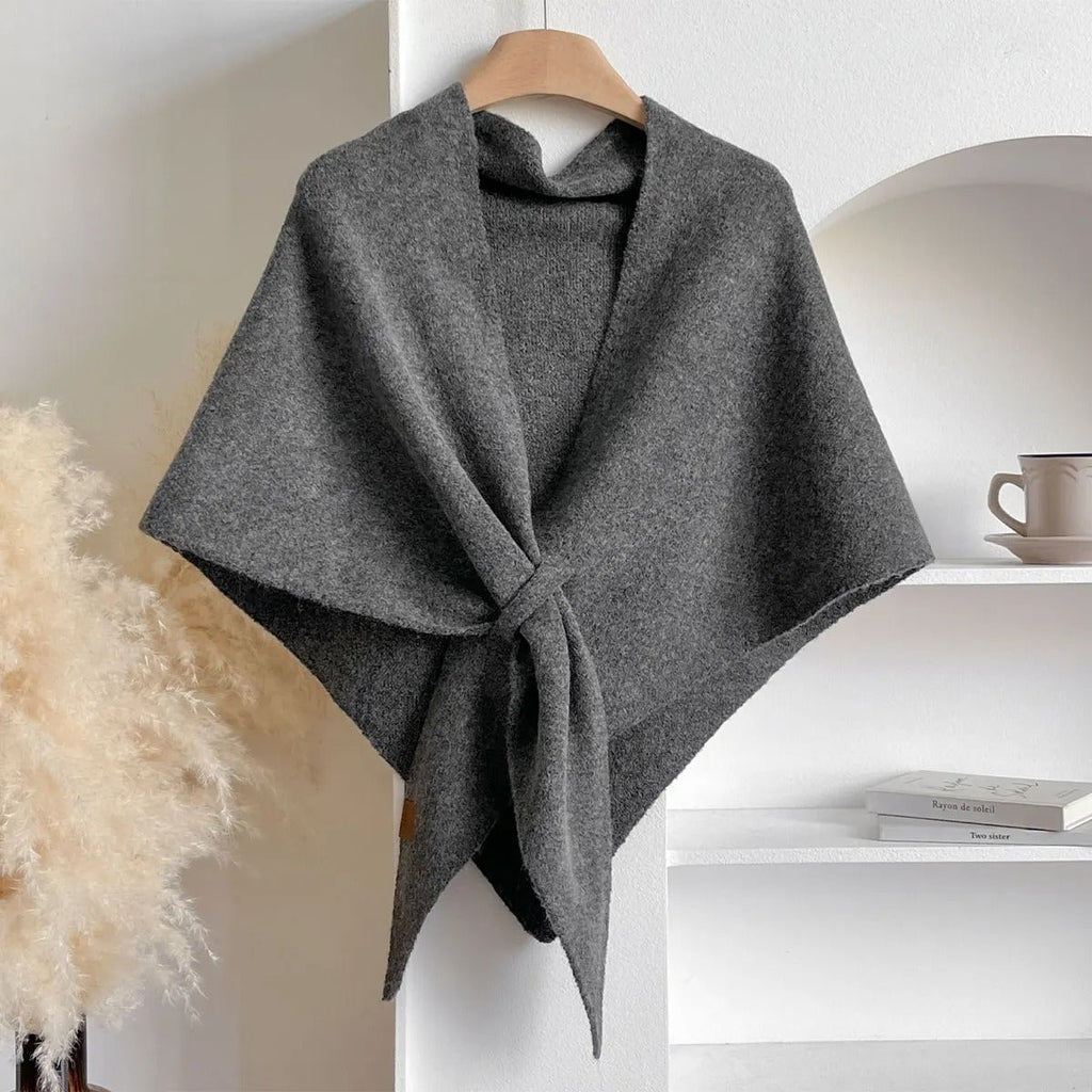Mallowfern Classic Fleece Shawl - Grey