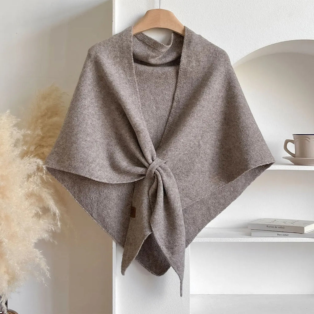Mallowfern Classic Fleece Shawl - Caramel
