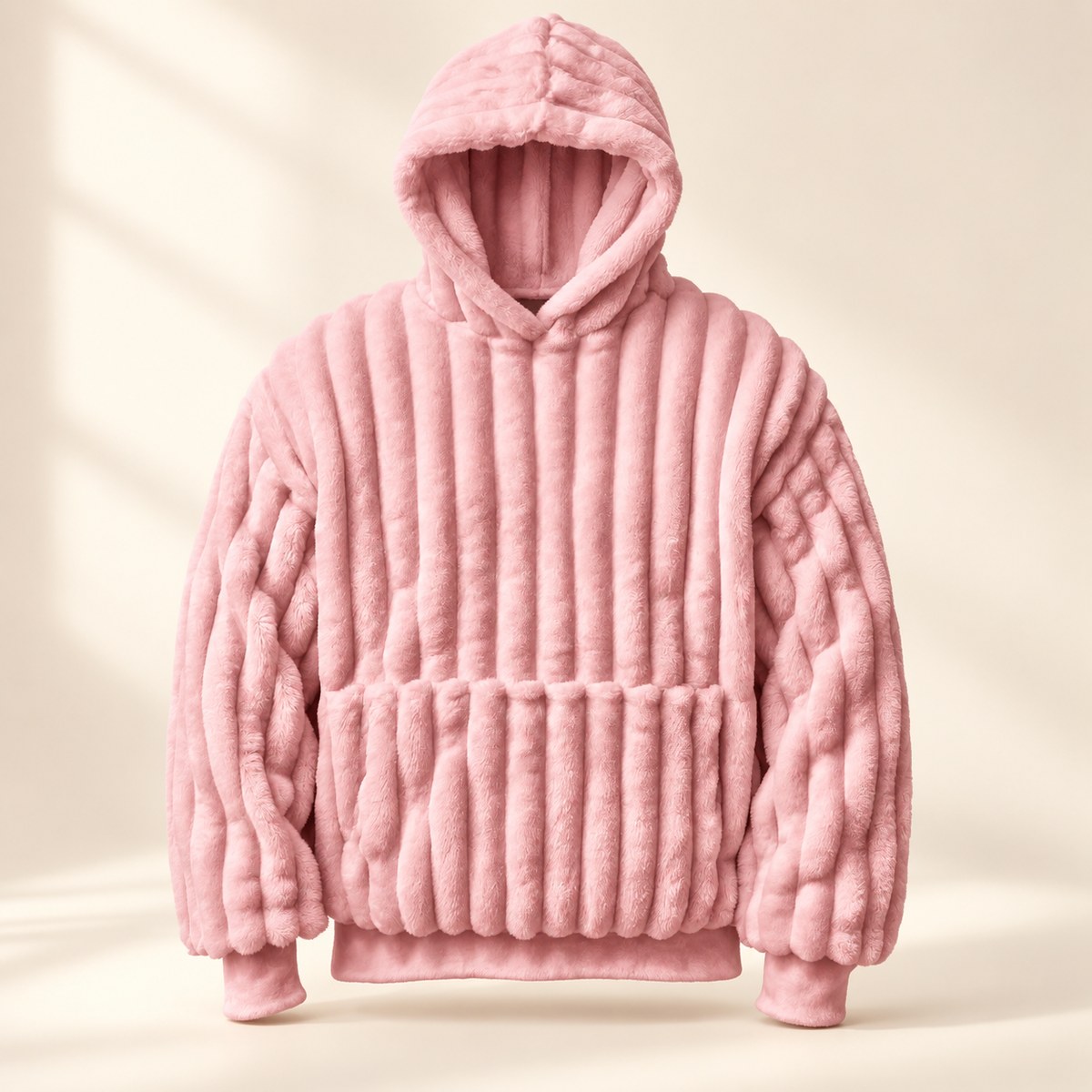 Wearable Blanket Hoodie in Pink