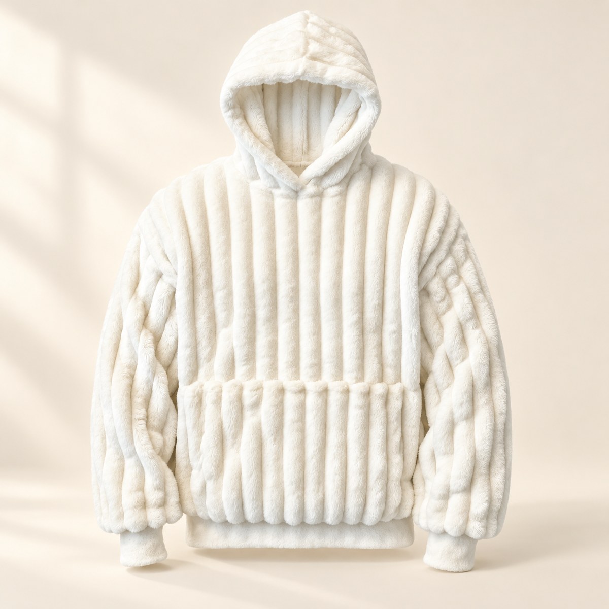 Wearable Blanket Hoodie in White
