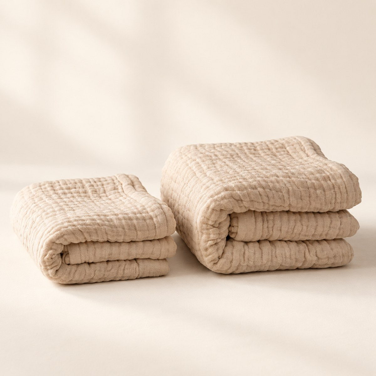 Winter Muslin Blanket in Dune